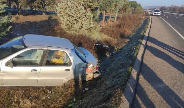 Manisa’da trafik kazası: 1 ölü 1 yaralı