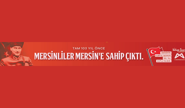 MERSİNLİLER MERSİN'E SAHİP ÇIKTI
