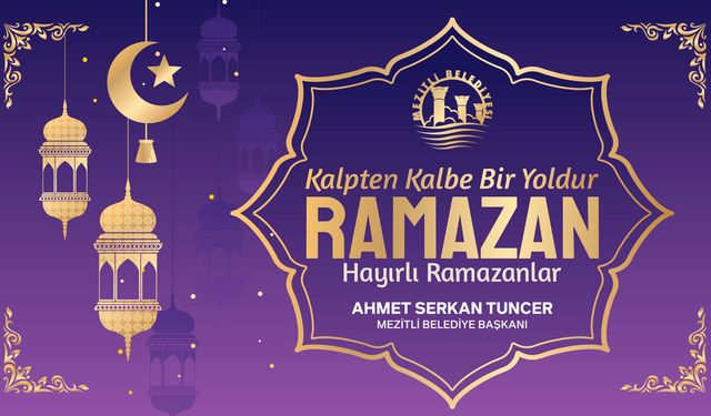 Mezitli Belediyesi Ramazan Bayramı İlanı