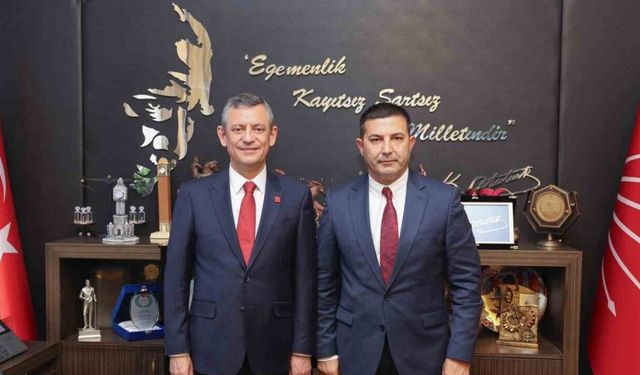 Başkan Günel, CHP Genel Başkanı Özel’le görüştü