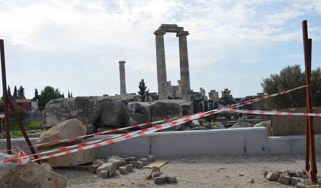 Didim Apollon Tapınağının çevresi düzenleniyor