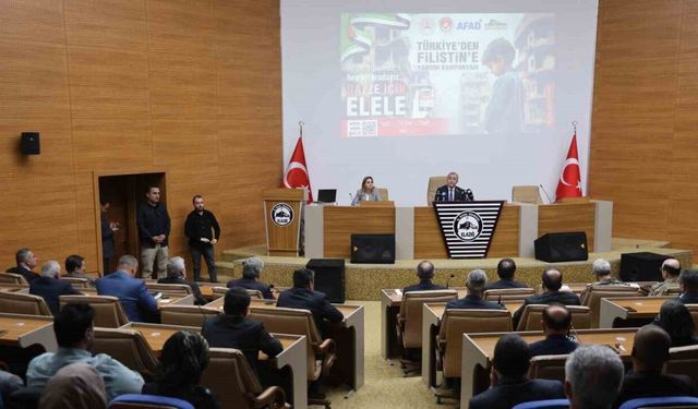 Elazığ’dan Gazze’ye yardım eli
