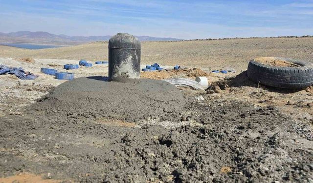 Elazığ’ın köylerinde sondaj çalışmaları sürüyor