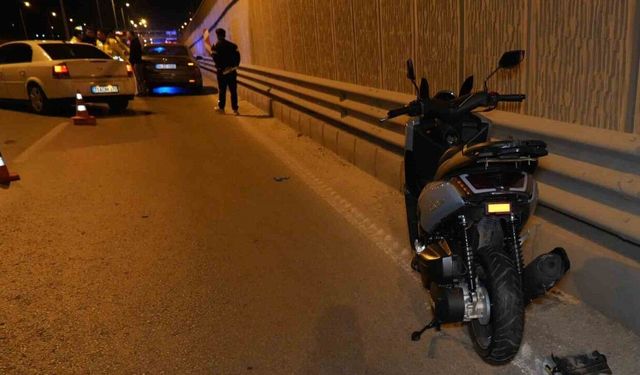 Kırıkkale’de otomobil motosiklete çarptı: 2 yaralı