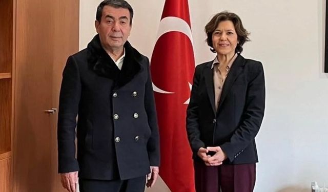 Metin’den Başkonsolos Zeybek’e ziyaret