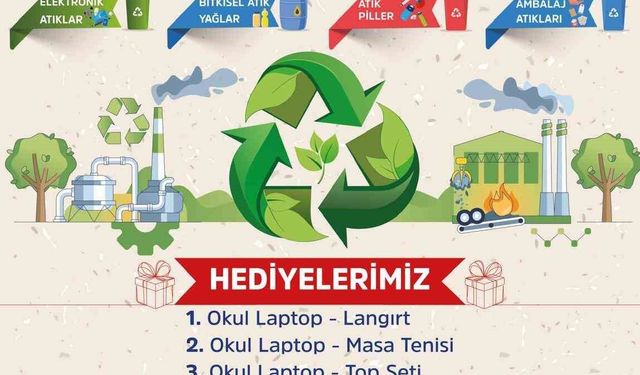 Okullar Arası Ödüllü Atık Toplama Yarışması başladı