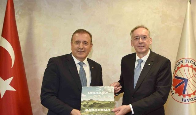 Uruguay’dan Trabzon’a ticaret köprüsü kurulması için geldiler