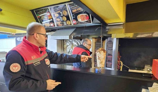 Akşehir’de döner satış yerleri denetlendi