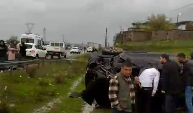 Batman-Kozluk yolunda trafik kazası: 5 yaralı