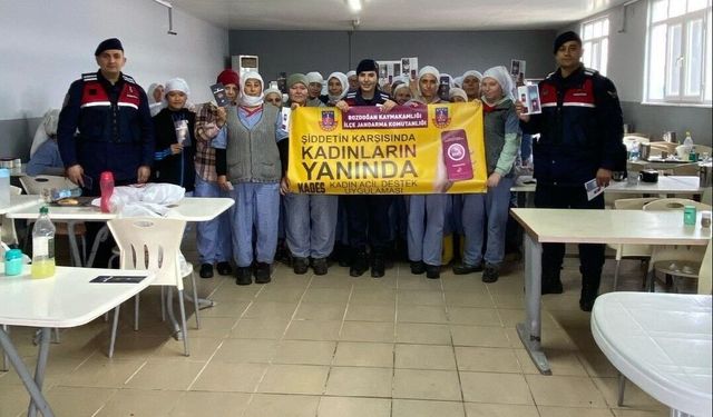 Bozdoğan’da kadınlara KADES eğitimi