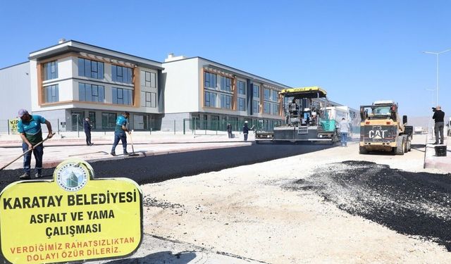 Karatay’da asfalt sezonu başladı
