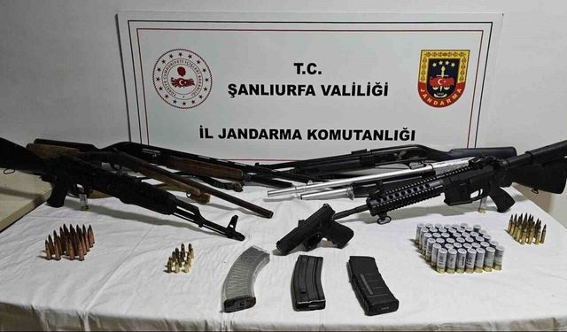 Şanlıurfa’da ruhsatsız silah operasyonu: 2 gözaltı