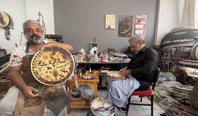 Turgutlu’dan Amerika ve Avrupa’ya şaman davulu ihracatı
