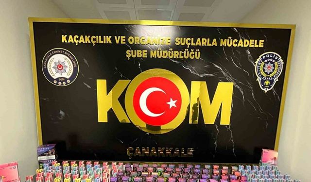 Çanakkale’de kaçakçılıkla mücadele operasyonu