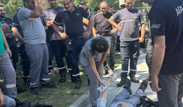 AFAD’dan uygulamalı yangın ve tahliye tatbikatı