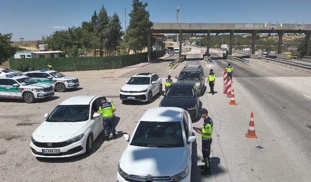 Gaziantep’te 215 araca 356 bin TL ceza