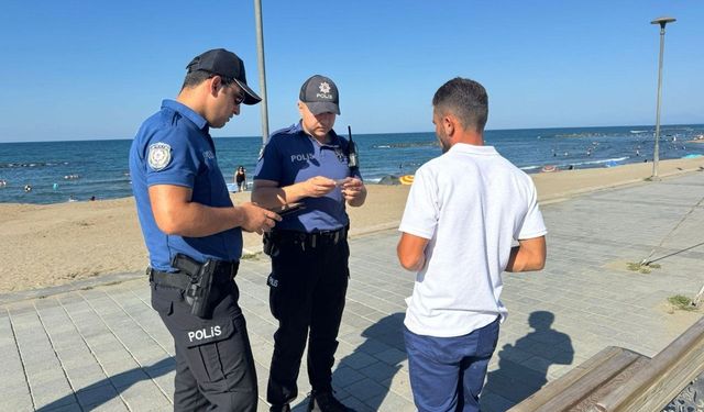 Karasu Sahili’nde hırsızlık olaylarına karşı emniyetten yoğun önlem