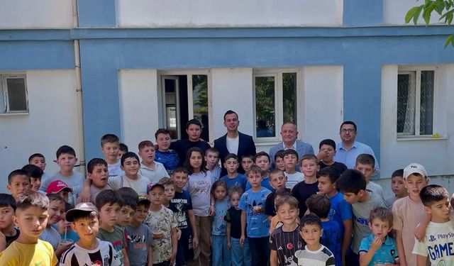 Kaymakam Aslan Yaz Kur’an Kursu öğrencileriyle buluştu