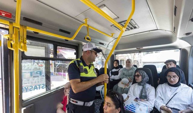 Mersin’de toplu taşıma araçlarında klima denetimi