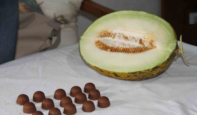 Çankırı’nın meşhur kavunu çikolatayla birleşti, vatandaşlar hayran kaldı