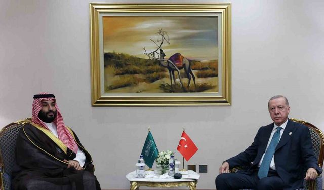 Cumhurbaşkanı Erdoğan, Suudi Arabistan Veliaht Prensi Selman ile görüştü