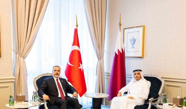 Dışişleri Bakanı Fidan, Katar Başbakanı ve Dışişleri Bakanı Al-Thani ile görüştü