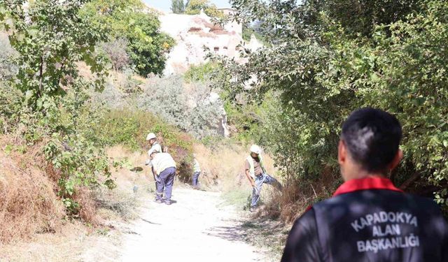 Kapadokya’da çevre düzenlemesi başladı