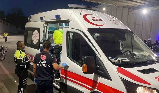 Karaman’da motosiklet kazası: 1 yaralı