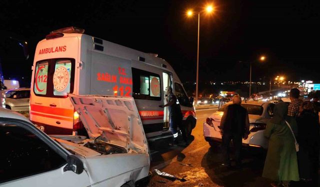 Kırıkkale’de zincirleme kaza: 3 yaralı