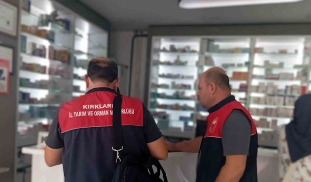 Kırklareli’nde eczanelere denetim