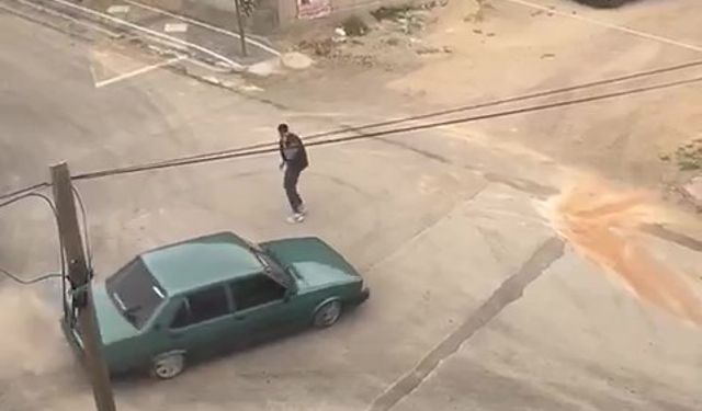 Merzifon’da sokakta otomobiliyle drift atan sürücüye 46 bin TL ceza