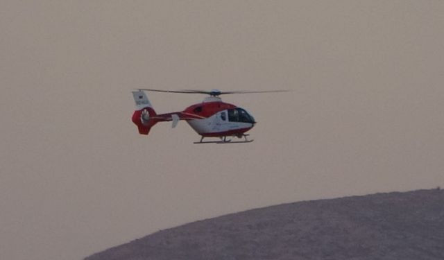 470 gramlık bebek helikopter ambulansla Van’a nakledildi