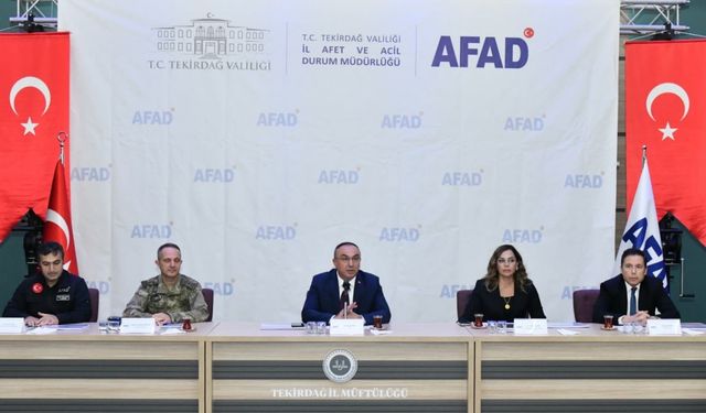 7.5 Mw senaryolu deprem tatbikatı Tekirdağ’da uygulanacak