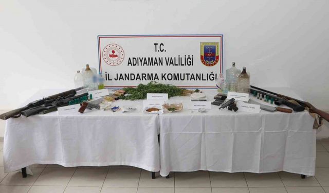Adıyaman merkezli uyuşturucu operasyonu: 11 gözaltı