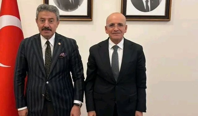 AK Parti Şırnak Milletvekili Tatar, kentin su sorunu çözümü için Bakan Şimşek ile görüştü