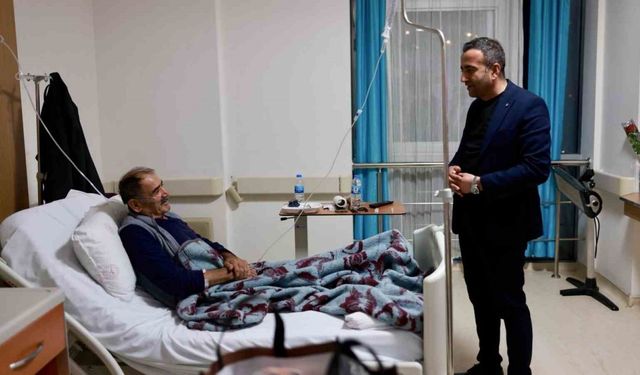 Akçadağ Belediye Başkanı Ulutaş’tan Hastane ziyareti