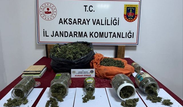Aksaray’da 4 kilo esrarla yakalanan şahıs tutuklandı