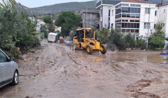 Aliağa Belediyesinden sel bölgesine destek