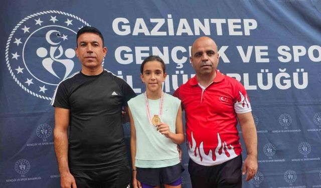 Arabanlı sporcu, atletizmde il birincisi oldu