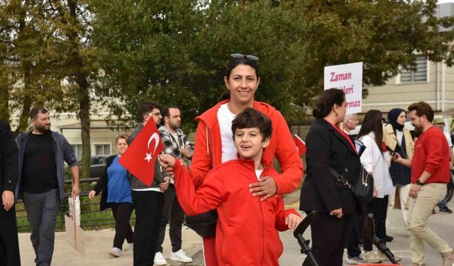 Atakum’da özel öğrencilerle Cumhuriyet’in 102. yılı kutlandı