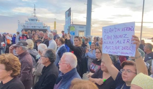 Ava gelen avcılara protesto şoku
