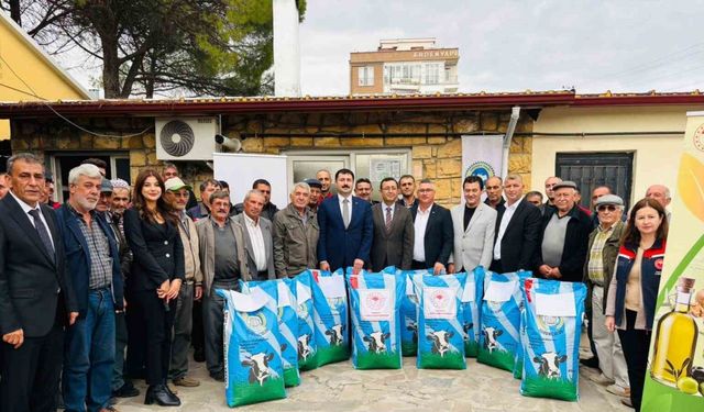 Ayvacık Organik Kırmızı Et Üreticileri Birliği’ne tohum desteği