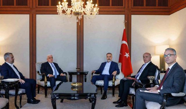 Bakan Fidan, Haşdi Şabi Komisyonu Başkanı el-Feyyad’ı kabul etti