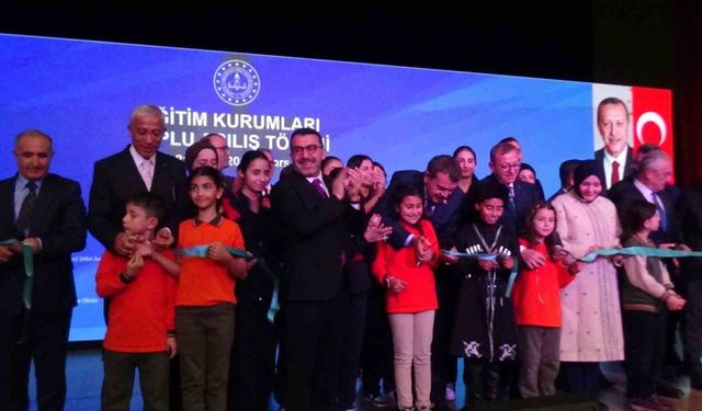 Bakan Tekin’den Kars’ta eğitim yatırımları açılışı