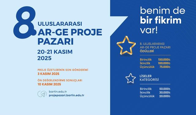BARÜ 8. Uluslararası Ar-Ge Proje Pazarı başvuruları başladı