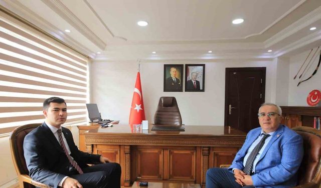 Başkan Arslan’dan Kaymakam Çelik’e hayırlı olsun ziyareti