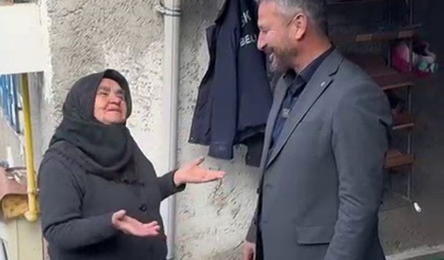 Başkan Civa, Nazife teyzenin talebini yerine getirdi