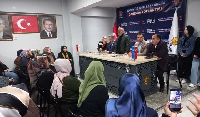 Başkan Yıldırım Bozüyük’te teşkilatla bir araya geldi