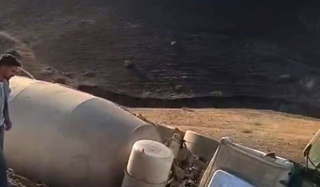 Batman’da beton mikseri şarampole yuvarlandı: 1 yaralı