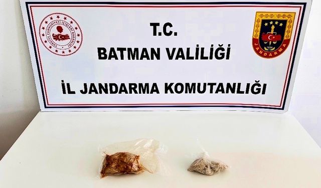 Batman’da jandarmadan 34 milyon liralık uyuşturucu darbesi